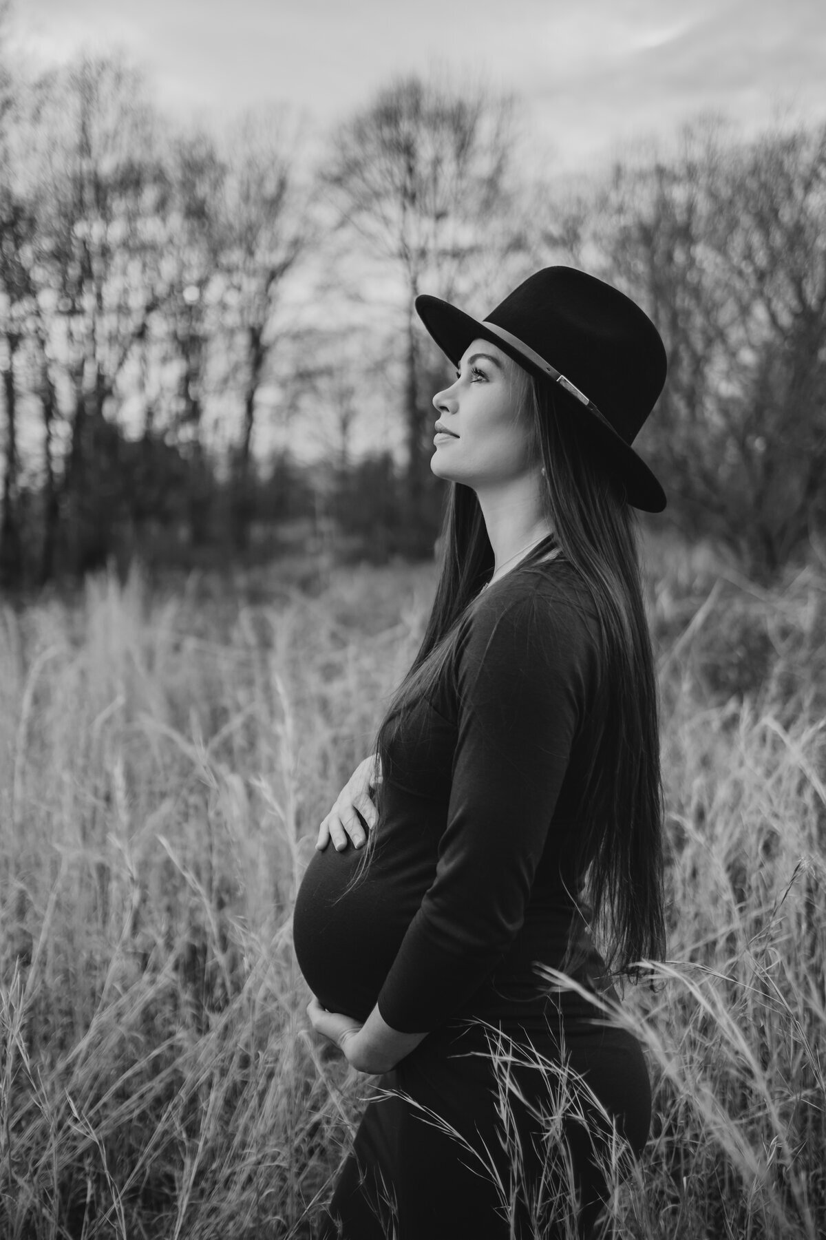 Golden Hour Maternity Portrait
