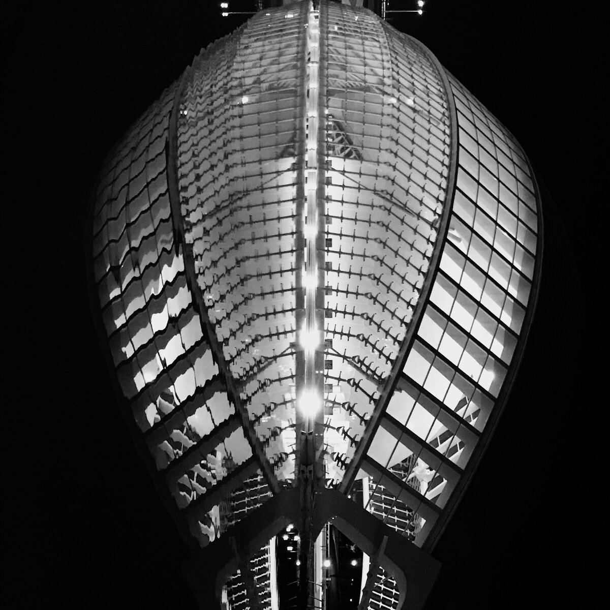 Curved Glass Facade